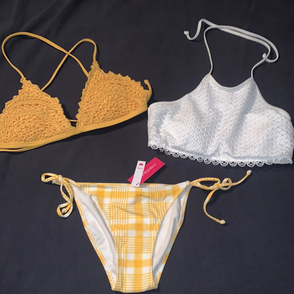 3piece mix and match bikini set